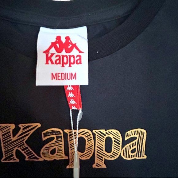 Women’s Kappa authentic Graphik Tez Dress Asymmetric Hem Size Medium - Picture 7 of 9